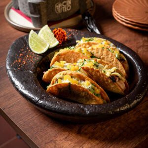 TACOS PULPO Y CAMARON